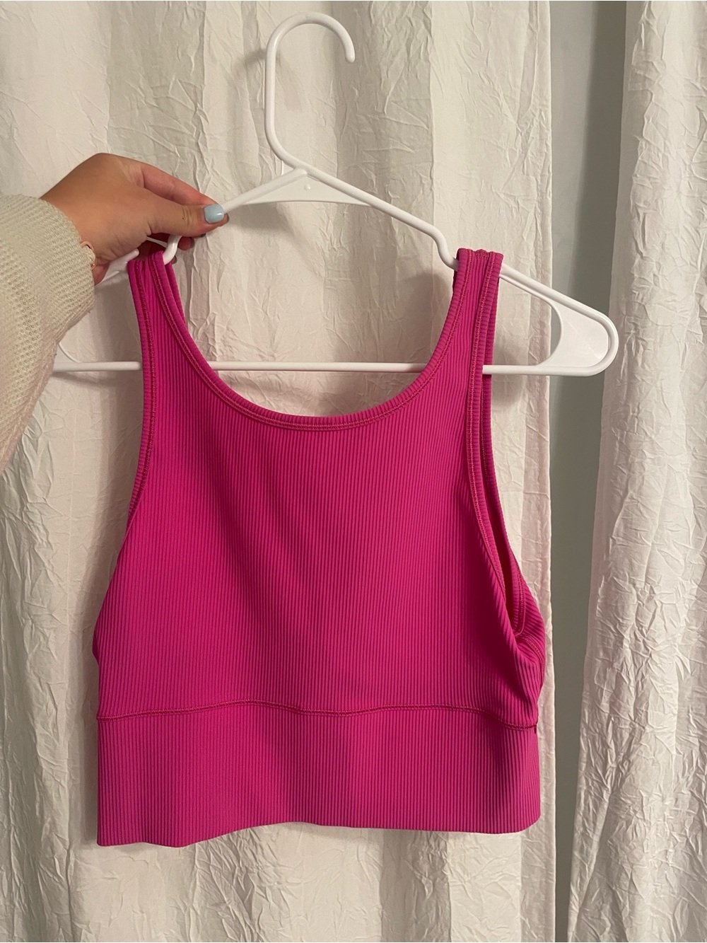 lululemon athletica Pink Ribbed Tank Top